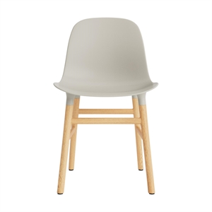 Silla de Comedor Normann Copenhagen Form Gris Claro/roble