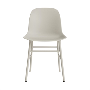 Silla de Comedor Normann Copenhagen Form Gris Claro/acero