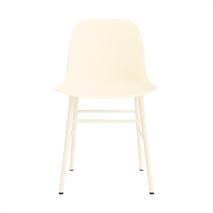 Normann Copenhagen Form Silla de Comedor Crema/Acero