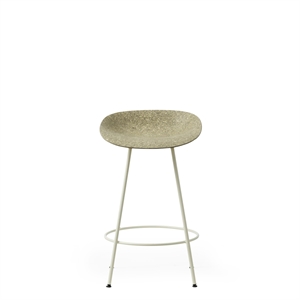 Taburete de Bar Normann Copenhagen Mate 65 cm Crema/acero/algas