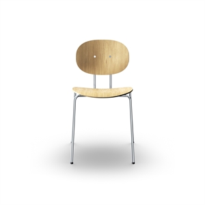 Sibast Furniture Piet Hein Silla de comedor roble Cromo