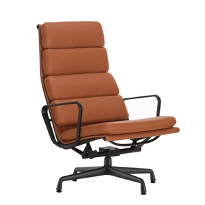 Silla de Oficina Vitra Soft Pad EA 222 con Giro Cognac