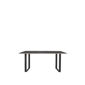 Muuto 70/70 Mesa de Comedor 170x85 Negro Linóleo/ Negro