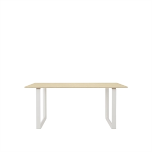 Muuto 70/70 Mesa de Comedor 170x85 Chapa Roble/ Blanco