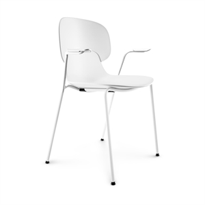 Silla de Comedor Eva Solo Combo con Reposabrazos Blanco