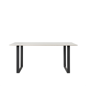 Mesa de Comedor Muuto 70/70 170x85 Blanco Laminado/ Negro