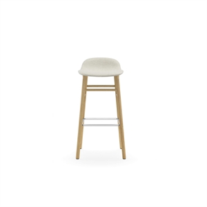 Normann Copenhagen Form Taburete de Bar 75 cm Roble/Main Line Lino MLF20