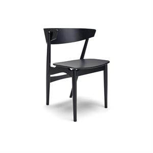 Silla de Comedor Sibast Furniture No 7 de Haya Negro