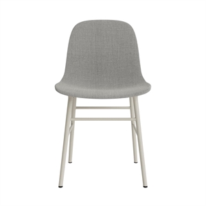 Silla de Comedor Normann Copenhagen Form Tapizada Grupo 2 Gris Claro/Acero