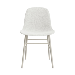 Normann Copenhagen Silla de Comedor Form Tapizada Grupo 5 Gris Claro/Acero