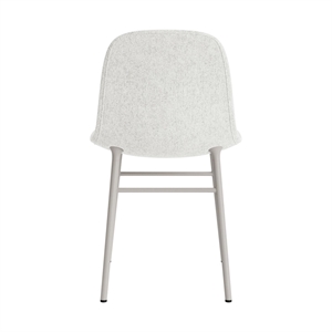 Normann Copenhagen Silla De Comedor Form Tapizada Grupo 5 Gris Cálido/Acero