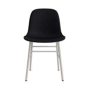 Normann Copenhagen Silla De Comedor Form Tapizada Grupo 7 Gris Cálido/Acero