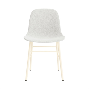 Silla De Comedor Form Normann Copenhagen Tapizada Grupo 5 Crema/Acero