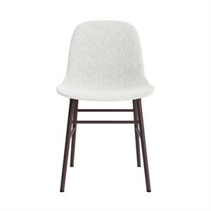 Normann Copenhagen Silla de Comedor Form Tapizada Grupo 5 Gris Claro/Acero