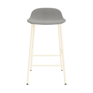 Normann Copenhagen Form Taburete de Bar 65 cm Tapizado Grupo 2 Crema/ Acero