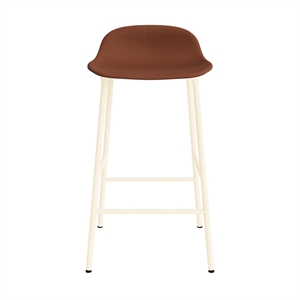 Normann Copenhagen Form Taburete de Bar 65 cm Tapizado Grupo 7 Crema/ Acero