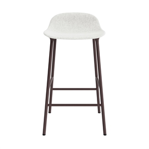 Normann Copenhagen Form Taburete de Bar 65 cm Tapizado Grupo 5 Gris Claro/ Acero