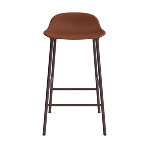 Normann Copenhagen Form Taburete de Bar 65 cm Tapizado Grupo 7 Marrón/ Acero