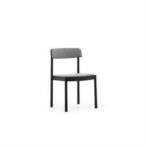 Silla de comedor Normann Copenhagen Timb Negro/Hallingdal 166