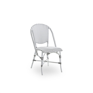 Sika-Design Silla de café exterior Sofie Blanco