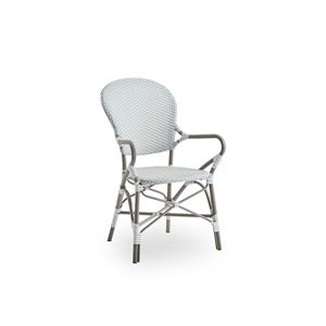 Sika-Design Isabell Exterior Cafe Silla con Reposabrazos Taupe