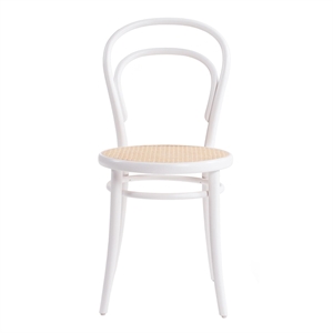 TON No 14 Silla de comedor Rattan/ Blanco