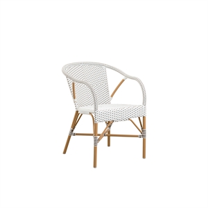 Silla de Café Exterior Sika-Design Madeleine Blanco/ Almendra