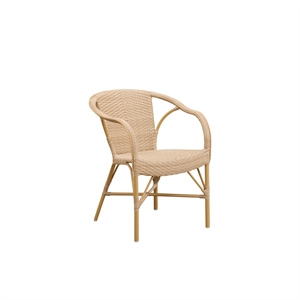 Sika-Design Madeleine Silla de Café Exterior Natural/Almendra