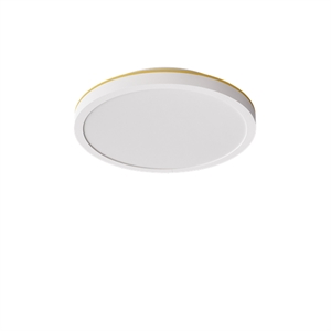 Edgeform Plafon 20 Lámpara de Techo Blanco/Latón