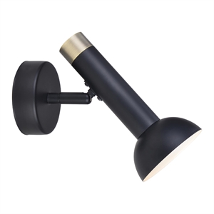 Halo Design Torch Lámpara de Pared Negro/antiguo
