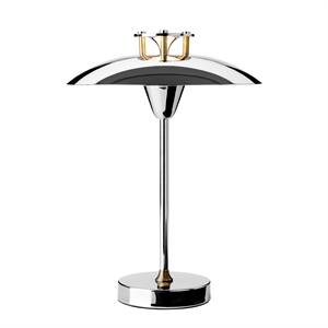Lámpara de Mesa Portátil Halo Design Mini Stepp 1-2-3 Cromo