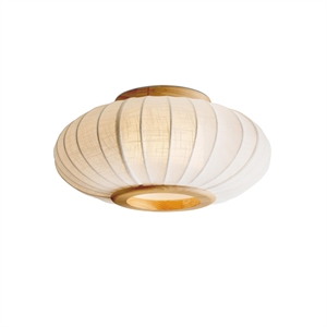 Lámpara de pared/ Lámpara de techo Halo Design Balloon Ø40 Blanco Lino