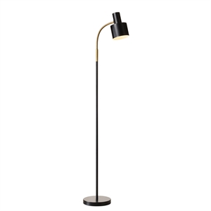 Lámpara de Pie Vogue de Halo Design , Negro