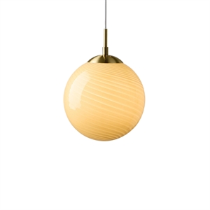 Lámpara Colgante de Bola de Caramelo Halo Design Ø20 Crema