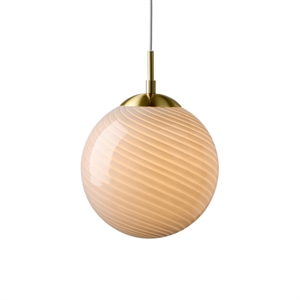 Lámpara Colgante de Bola de Caramelo Halo Design Ø25 Gris