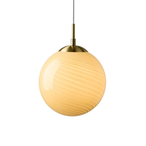 Lámpara Colgante de Bola de Caramelo Halo Design Ø25 Crema