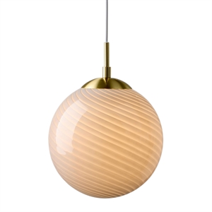 Lámpara Colgante de Bola de Caramelo Halo Design Ø30 Gris