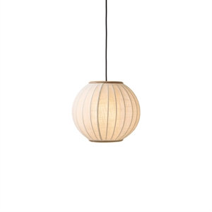 Lámpara Colgante de Globo Halo Design Ø40 Blanco Lino