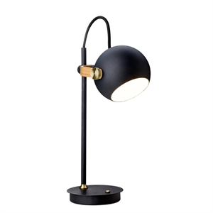 Lámpara de Mesa Portátil Halo Design DC Negro