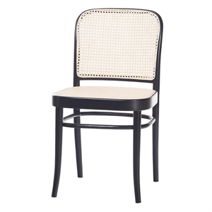 TON No 811 Silla de Comedor Rattan/ Negro