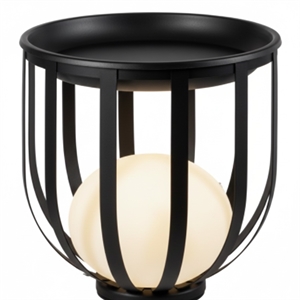 Estiluz Bols Lámpara de pie Baja Antracita