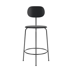 Taburete de Bar Audo Afteroom Plus Alt.97 Madera de Fresno Negro en Negro