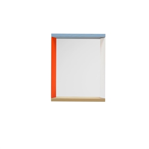 Vitra Color Frame Espejo Pequeño Azul/ Naranja