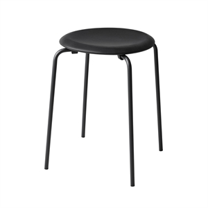 Taburete Dot Fritz Hansen Negro