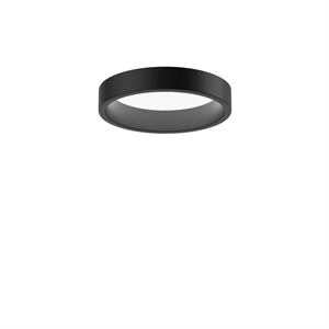 Lámpara de Techo Semiempotrada Louis Poulsen LP Circle Ø26 3000K con Interruptor Dali, Negro
