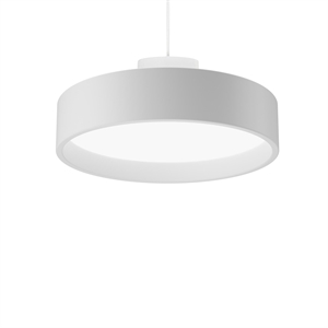 Lámpara Colgante Circular Louis Poulsen LP con Difusor Prismático Ø45 3000K y Blanco Dali