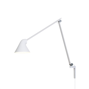 Lámpara de Pared NJP de Louis Poulsen , Brazo Largo, Blanco 3000 K