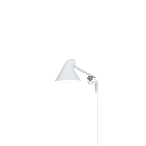 Lámpara de Pared Louis Poulsen NJP, Brazo Corto, Blanco 3000 K