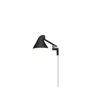 Lámpara de Pared Louis Poulsen NJP, Brazo Corto, 3000 K , Negro