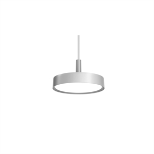 Lámpara Colgante Louis Poulsen LP Slim de 25 cm de Diámetro, 3000 K y Aluminio Crudo Oscuro Dali